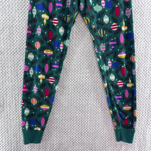 Hanna Andersson Pajama Pants Womens M Green Cream Christmas Bundle Pullon Fitted - Picture 5 of 16